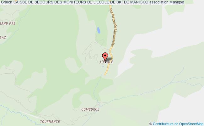 plan association Caisse De Secours Des Moniteurs De L'ecole De Ski De Manigod Manigod