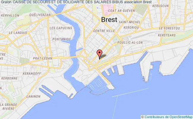 plan association Caisse De Secours Et De SolidaritÉ Des SalariÉs Bibus Brest