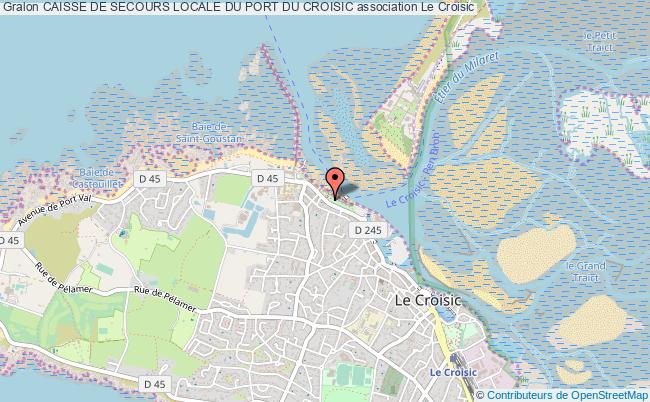 plan association Caisse De Secours Locale Du Port Du Croisic Le    Croisic