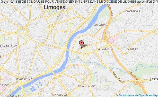 plan association Caisse De Solidarite Pour L'enseignement Libre Dans Le Diocese De Limoges Limoges