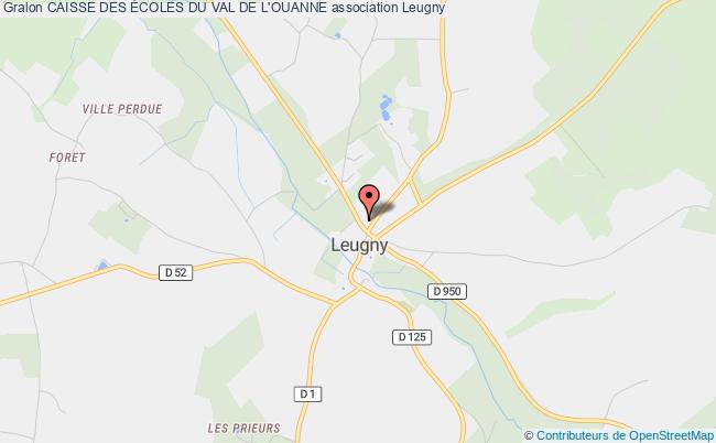 plan association Caisse Des Écoles Du Val De L'ouanne Leugny