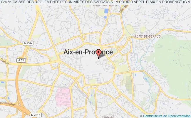 plan association Caisse Des Reglements Pecuniaires Des Avocats A La Cour D Appel D Aix En Provence (c.a.r.p .a. Aix En Provence) Aix-en-Provence