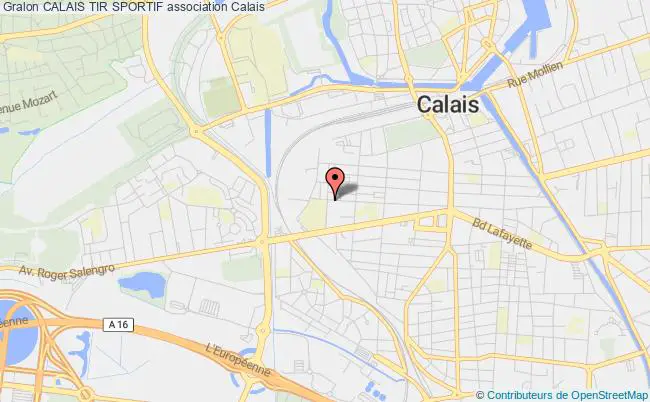 plan association Calais Tir Sportif Calais