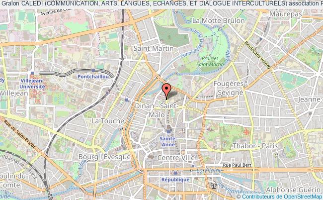 plan association Caledi (communication, Arts, Langues, Echanges, Et Dialogue Interculturels) Rennes