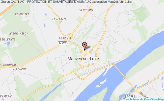 plan association Cali'nac - Protection Et Sauvetages D'animaux Mauves-sur-Loire