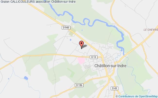 plan association Callicouleurs Châtillon-sur-Indre
