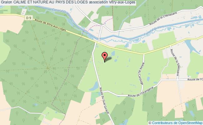 plan association Calme Et Nature Au Pays Des Loges Vitry-aux-Loges