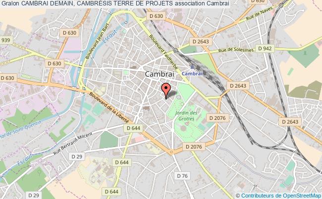 plan association Cambrai Demain, CambrÉsis Terre De Projets Cambrai