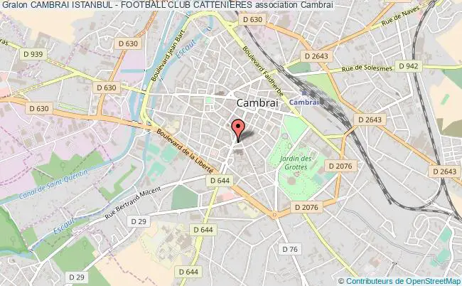 plan association Cambrai Istanbul - Football Club Cattenieres Cambrai