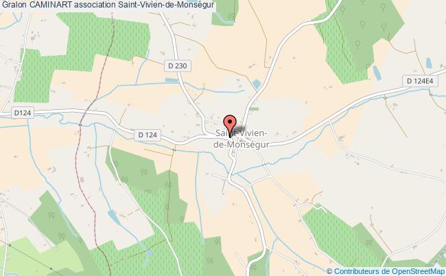 plan association Caminart Saint-Vivien-de-Monségur