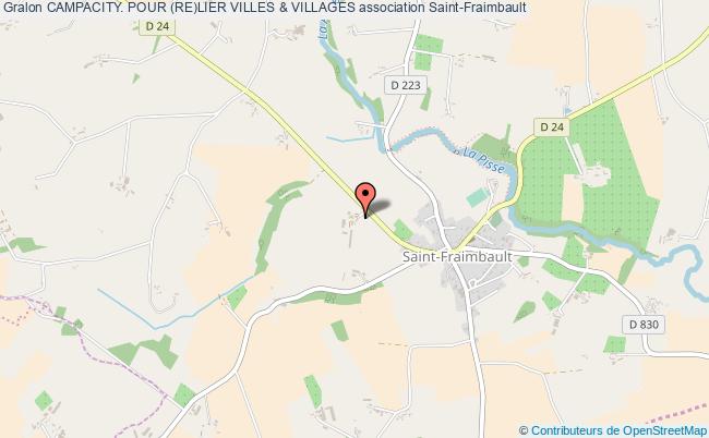 plan association Campacity. Pour (re)lier Villes & Villages Saint-Fraimbault