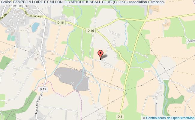 plan association Campbon Loire Et Sillon Olympique Kinball Club (clokc) Campbon