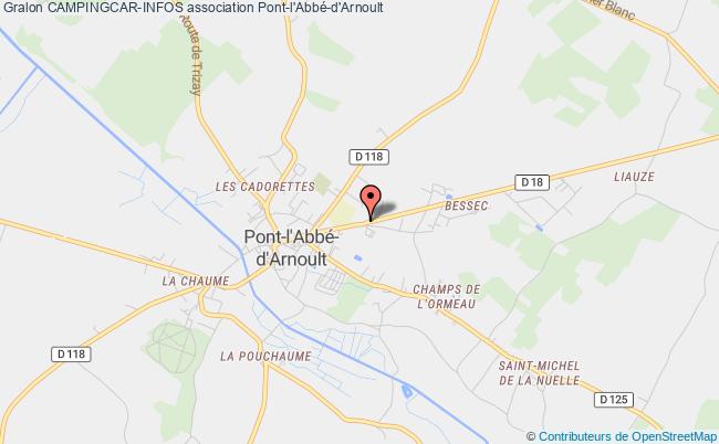 plan association Campingcar-infos Pont-l'Abbé-d'Arnoult