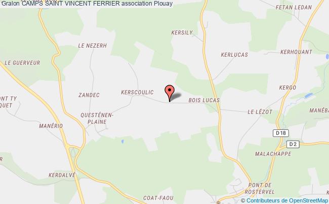 plan association Camps Saint Vincent Ferrier Plouay