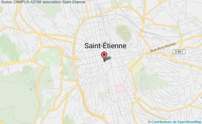 plan association Campus Adom Saint-Étienne