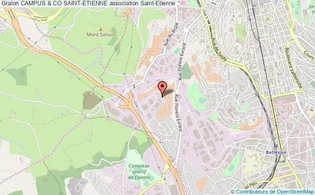 plan association Campus & Co Saint-Étienne Saint-Étienne