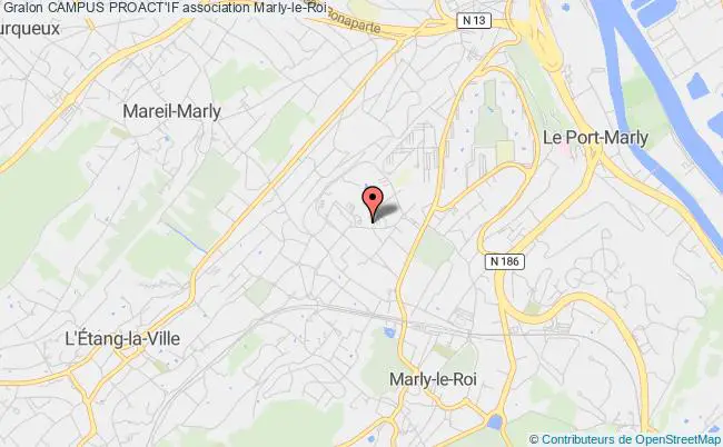 plan association Campus Proact'if Marly-le-Roi
