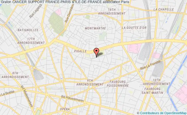 plan association Cancer Support France-paris & Ile-de-france Paris