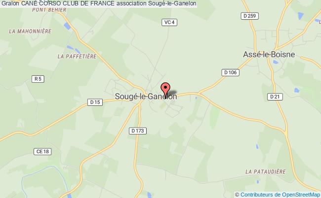 plan association Cane Corso Club De France Sougé-le-Ganelon