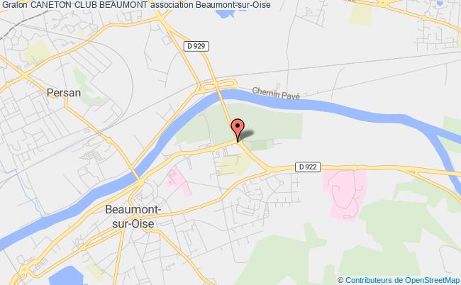 plan association Caneton Club Beaumont Beaumont-sur-Oise