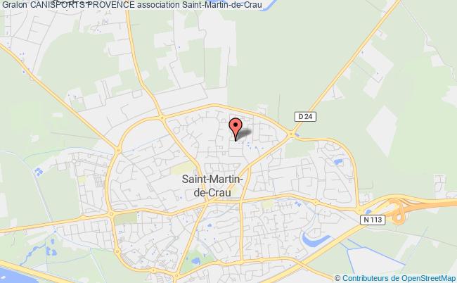 plan association Canisports Provence Saint-Martin-de-Crau