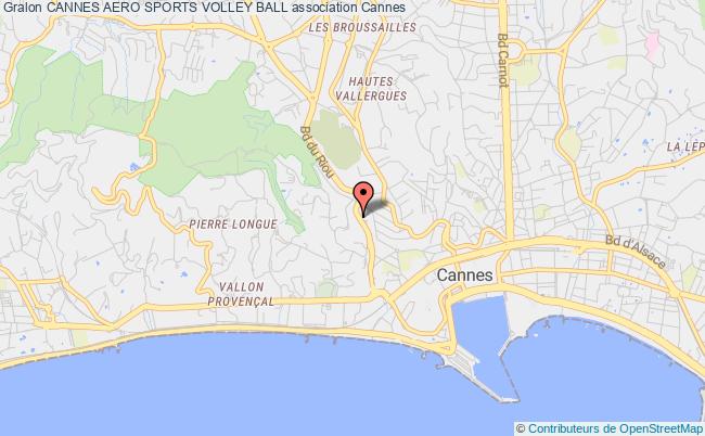 plan association Cannes Aero Sports Volley Ball Cannes