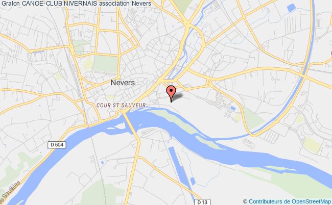 plan association Canoe-club Nivernais Nevers