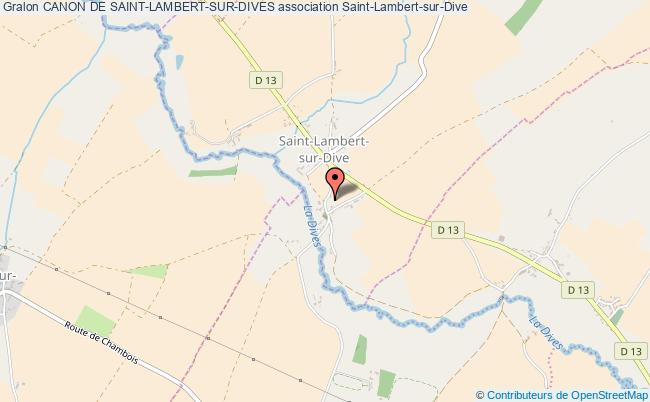 plan association Canon De Saint-lambert-sur-dives Saint-Lambert-sur-Dive