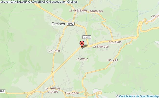 plan association Cantal Air Organisation Orcines