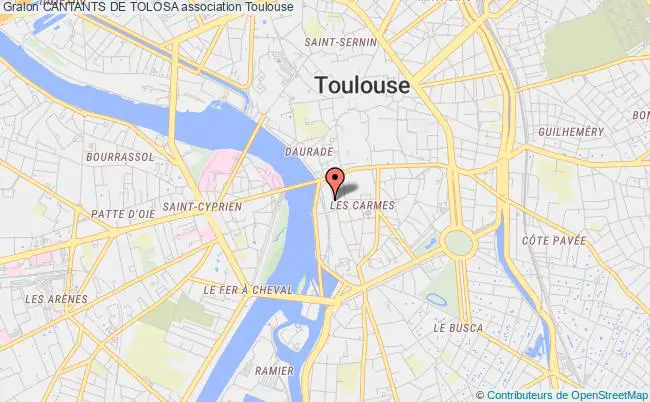 plan association Cantants De Tolosa Toulouse
