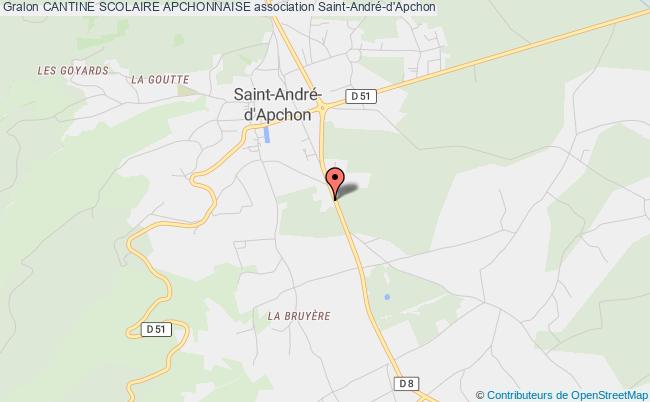 plan association Cantine Scolaire Apchonnaise Saint-André-d'Apchon