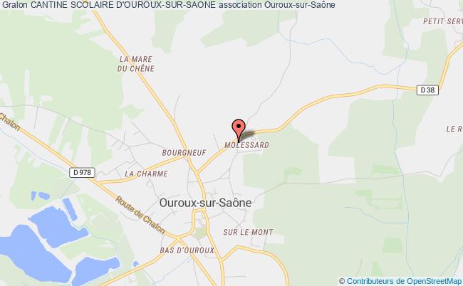 plan association Cantine Scolaire D'ouroux-sur-saone Ouroux-sur-Saône
