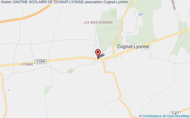 plan association Cantine Scolaire De Cognat-lyonne Cognat-Lyonne