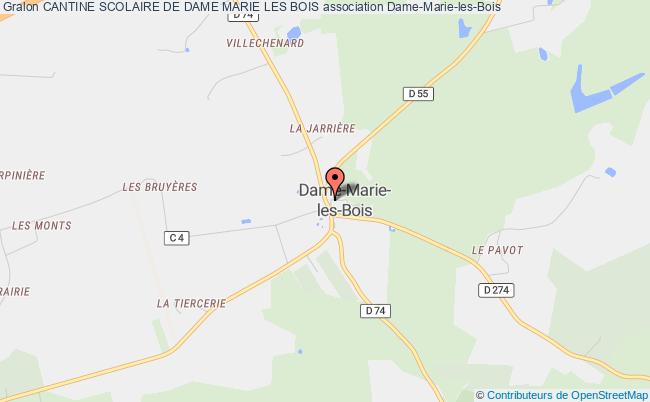 plan association Cantine Scolaire De Dame Marie Les Bois Dame-Marie-les-Bois