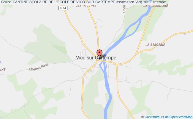 plan association Cantine Scolaire De L'ecole De Vicq-sur-gartempe Vicq-sur-Gartempe