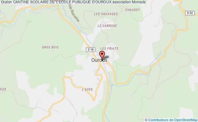CANTINE SCOLAIRE DE L'ECOLE PUBLIQUE D'OUROUX