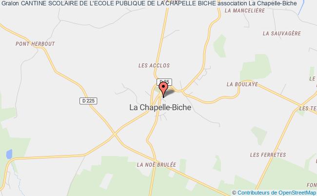 plan association Cantine Scolaire De L'ecole Publique De La Chapelle Biche La Chapelle-Biche