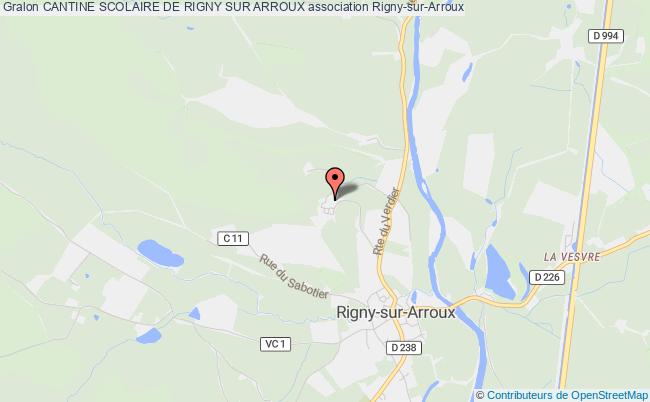 plan association Cantine Scolaire De Rigny Sur Arroux Rigny-sur-Arroux
