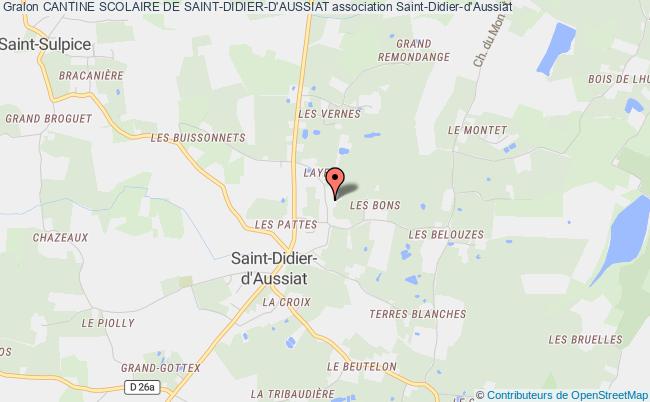 plan association Cantine Scolaire De Saint-didier-d'aussiat Saint-Didier-d'Aussiat