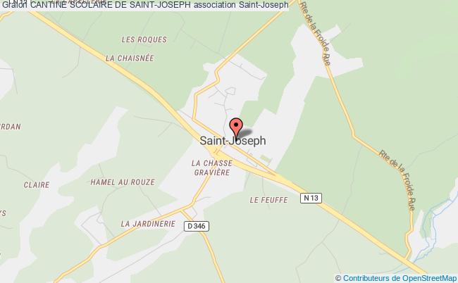plan association Cantine Scolaire De Saint-joseph Saint-Joseph