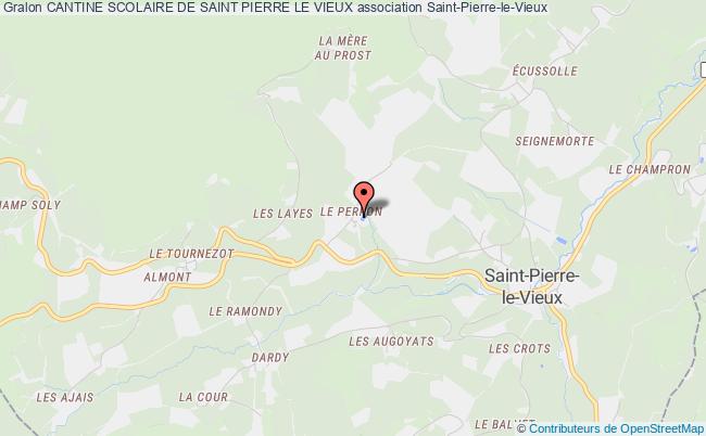 plan association Cantine Scolaire De Saint Pierre Le Vieux Saint-Pierre-le-Vieux