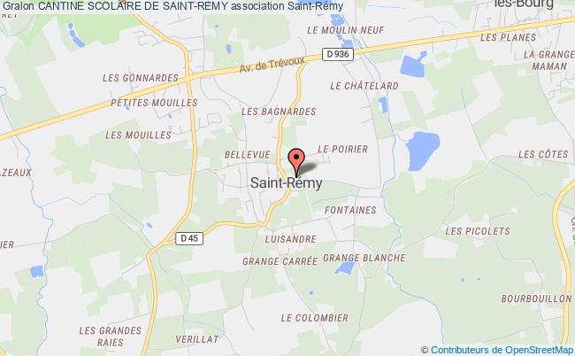 plan association Cantine Scolaire De Saint-remy Saint-Rémy