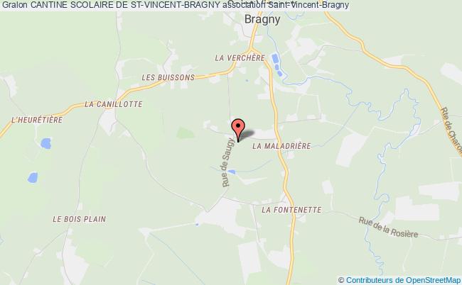 plan association Cantine Scolaire De St-vincent-bragny Saint-Vincent-Bragny