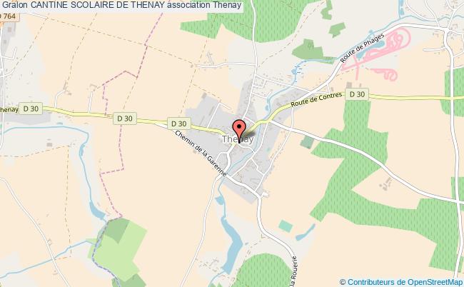 plan association Cantine Scolaire De Thenay Thenay
