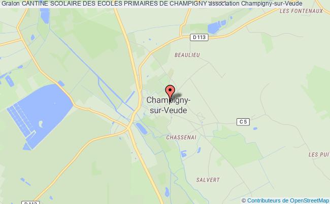 plan association Cantine Scolaire Des Ecoles Primaires De Champigny Champigny-sur-Veude