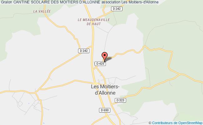 plan association Cantine Scolaire Des Moitiers D'allonne Les   Moitiers-d'Allonne
