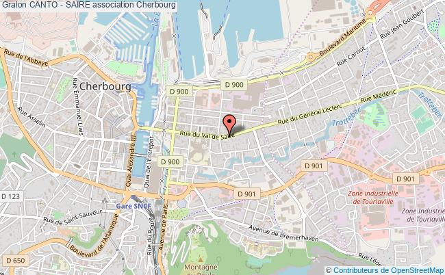 plan association Canto - Saire Cherbourg-Octeville