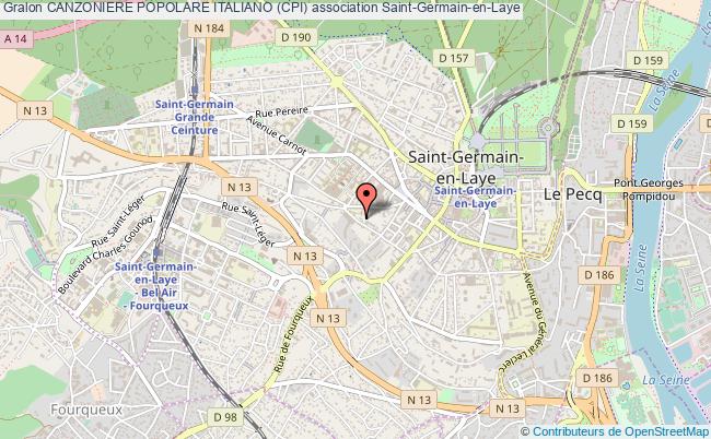 plan association Canzoniere Popolare Italiano (cpi) Saint-Germain-en-Laye