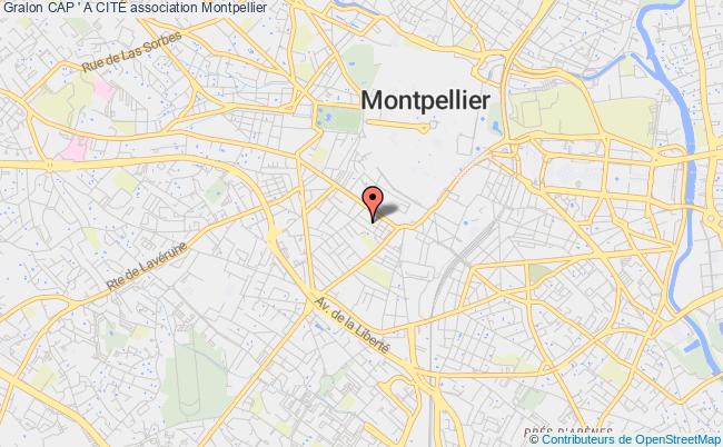 plan association Cap ' A CitÉ Montpellier