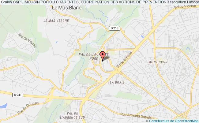 plan association Cap Limousin Poitou Charentes, Coordination Des Actions De PrÉvention Limoges